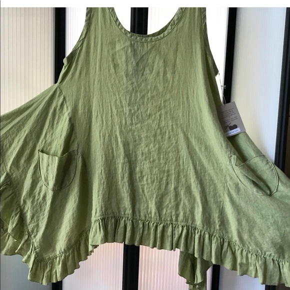 Mary Grace Dresses & Skirts - Heart’s Desire Linen dress. Jumper NWT. Flirty freestyle